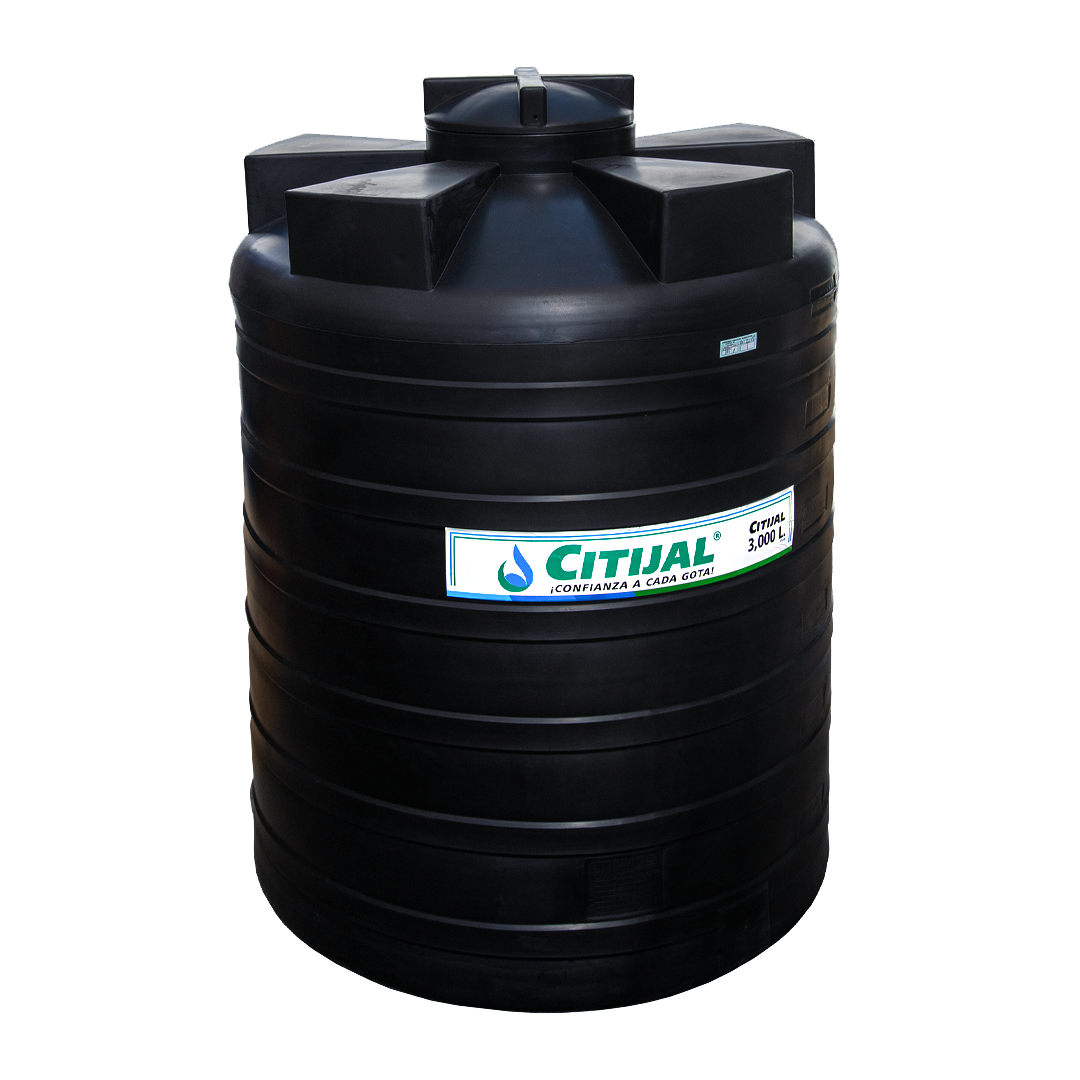 Tanque Alta Boca al Centro con Hombros 3,000 L
