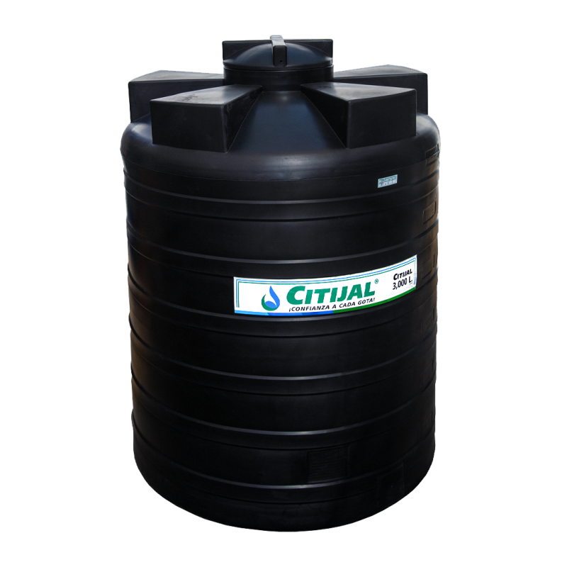 Tanque Alta Boca al Centro con Hombros 3,000 L
