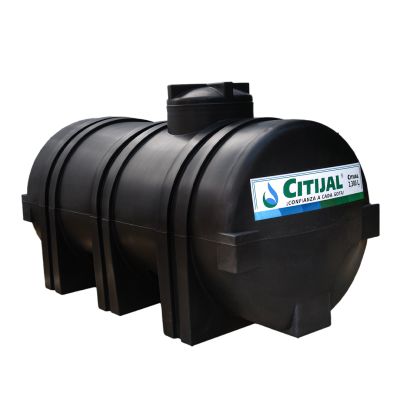 Tanque Horizontal Negro 2,300L
