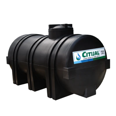 Tanque Horizontal Negro 2,300L