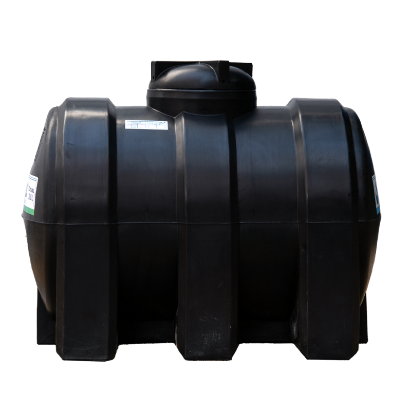 Tanque Horizontal Negro 200L