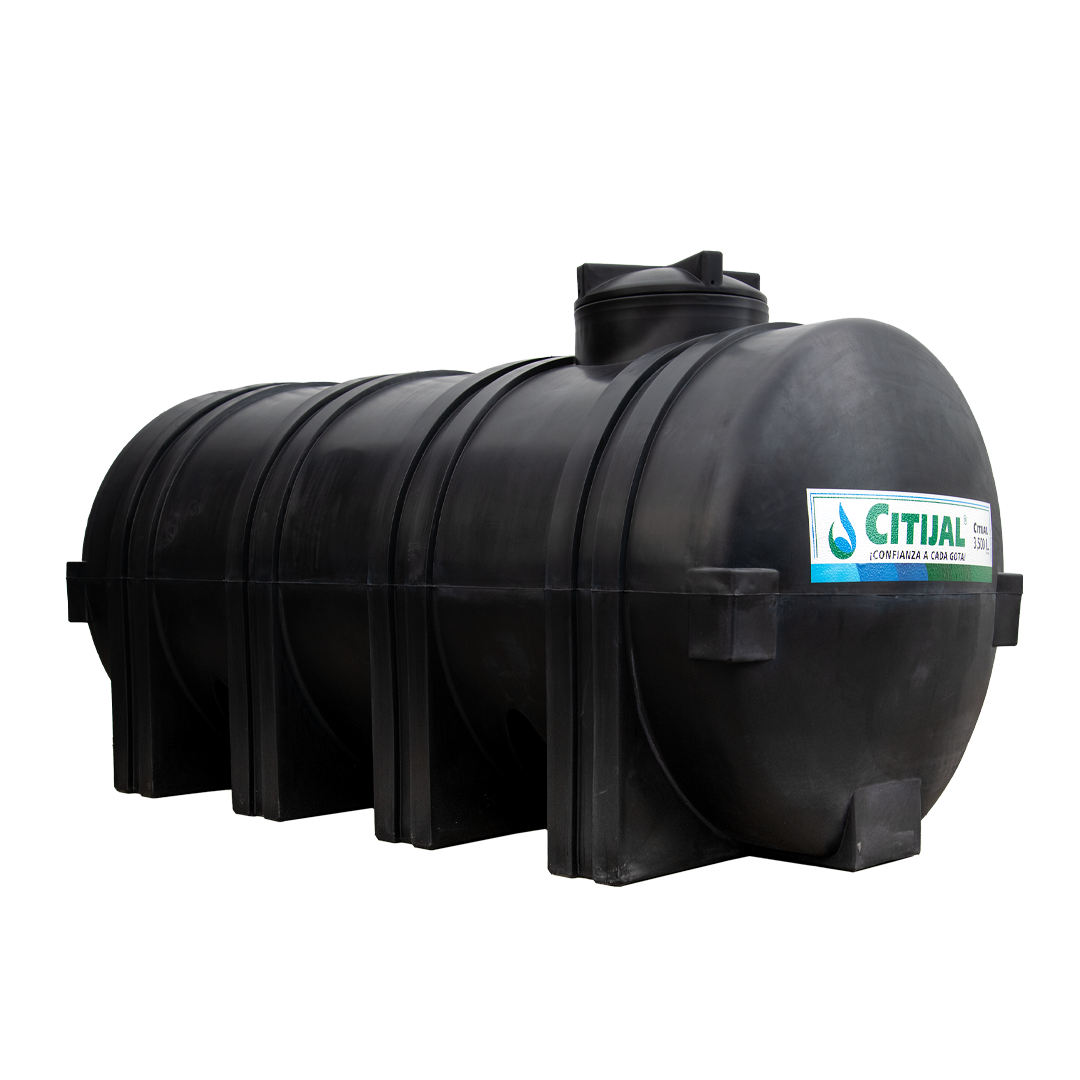 Tanque Horizontal Negro 3,500L