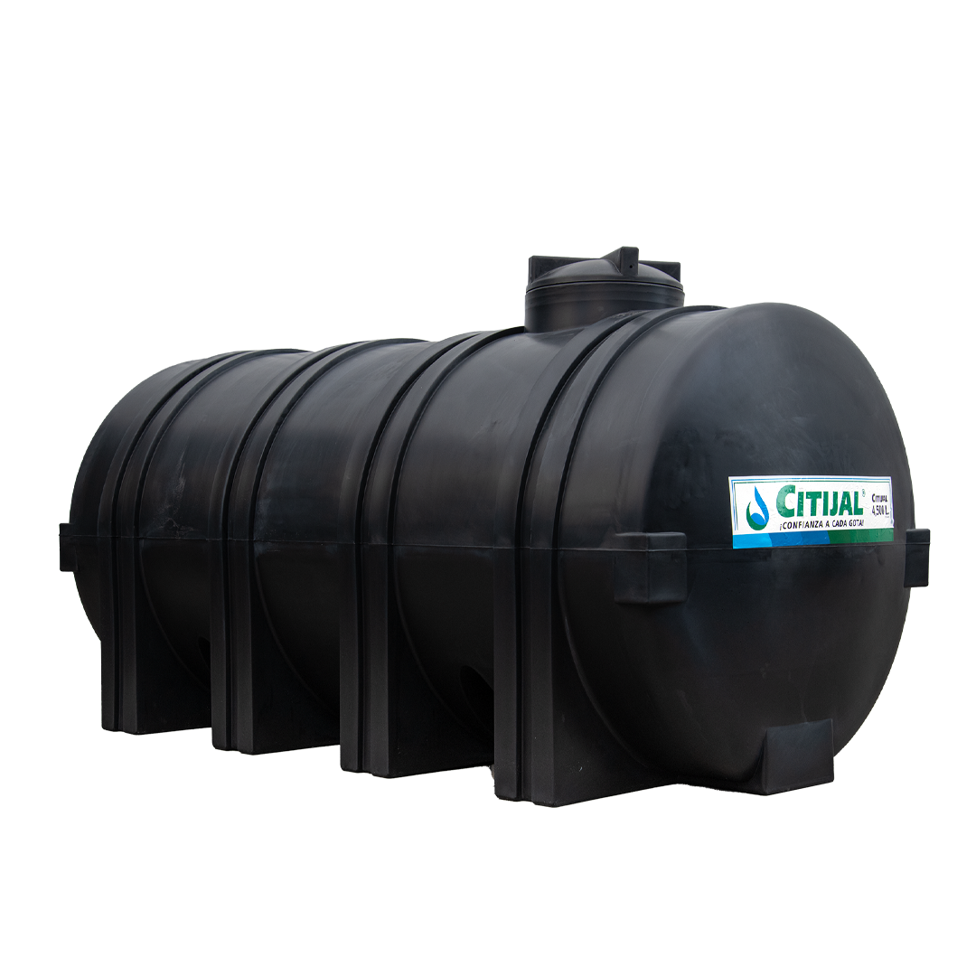 Tanque Horizontal Negro 4,500 L