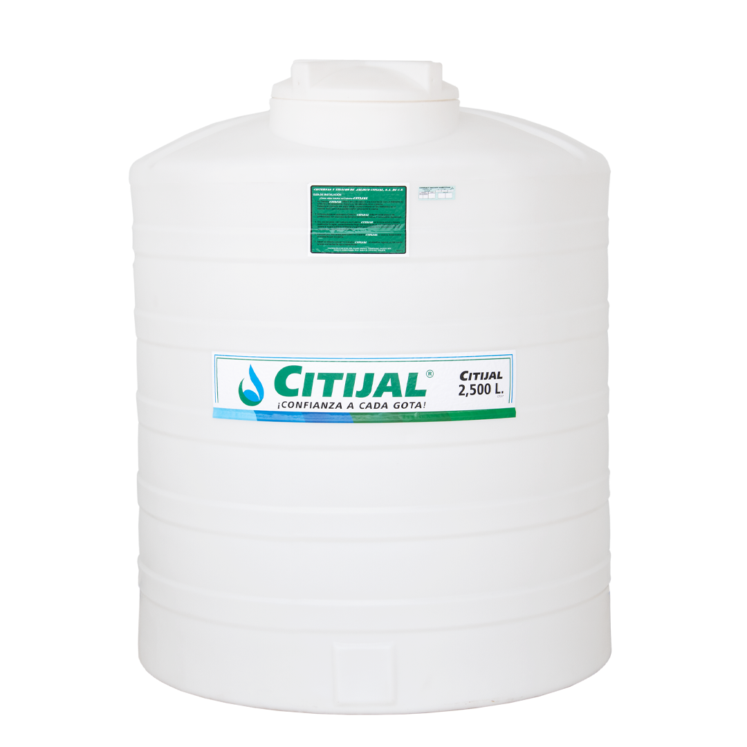 Cisterna Alta Toriesférica Boca Lateral 2,500 L