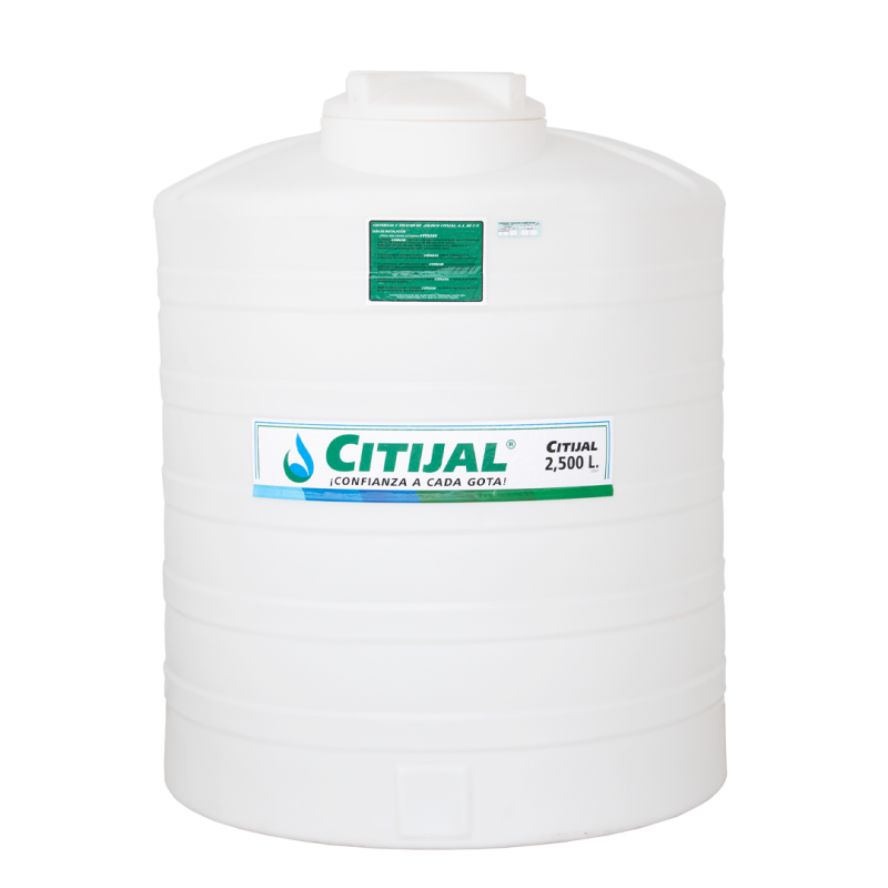 Cisterna Alta Toriesférica Boca Lateral 2,500 L