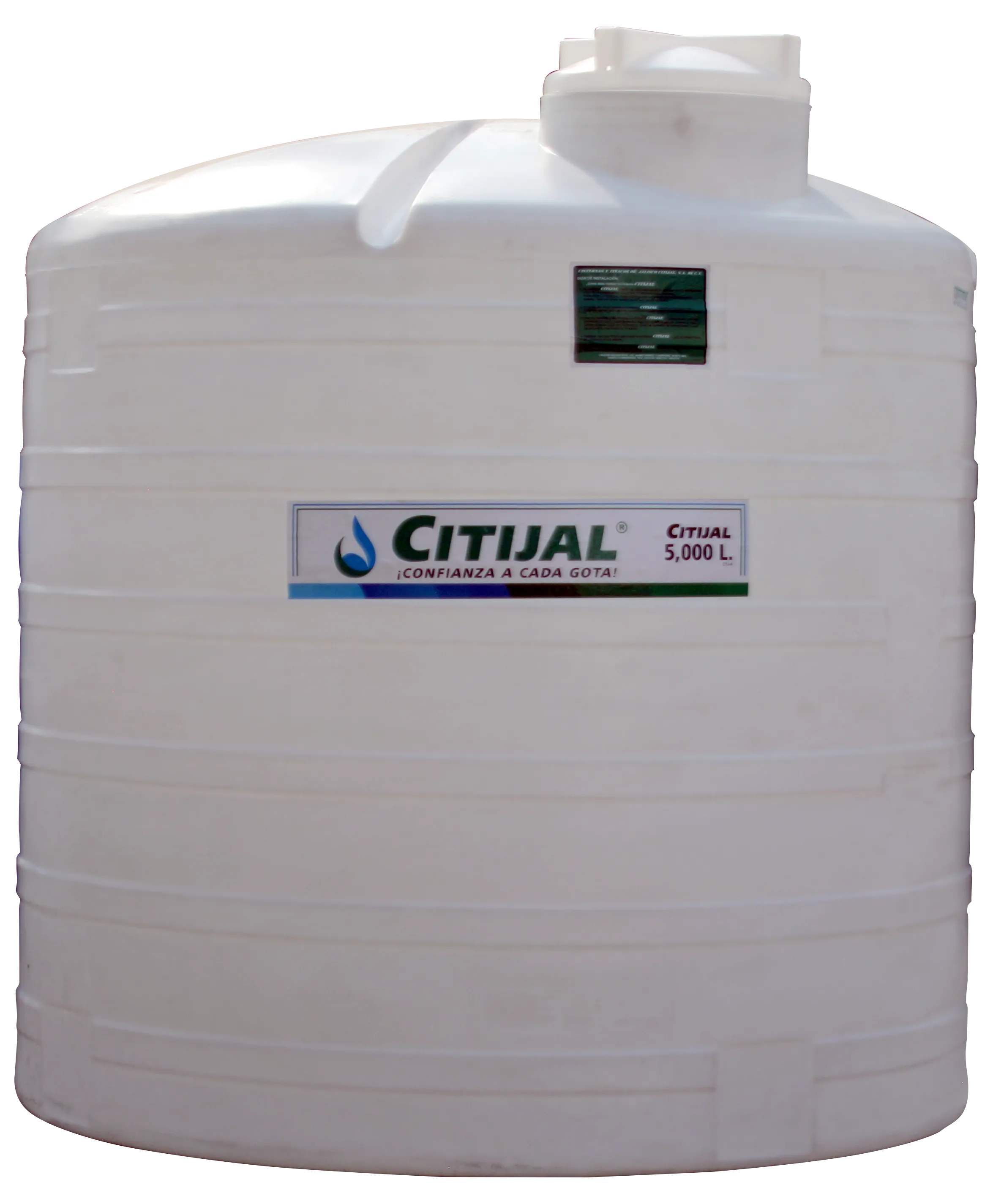 Cisterna Alta Toriesférica Boca Lateral 5,000 L