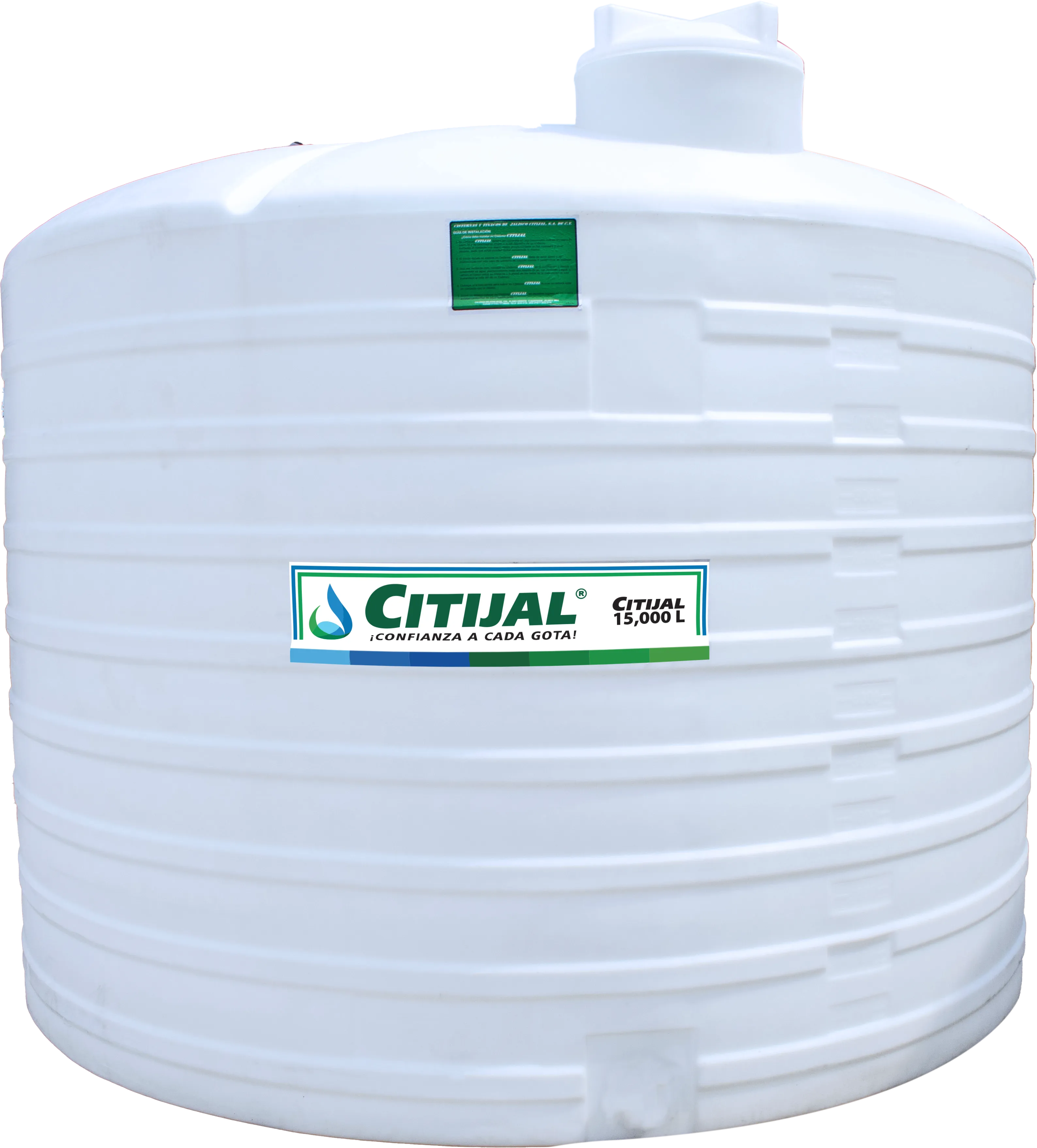 Cisterna Baja Toriesférica Boca Lateral 15,000 L