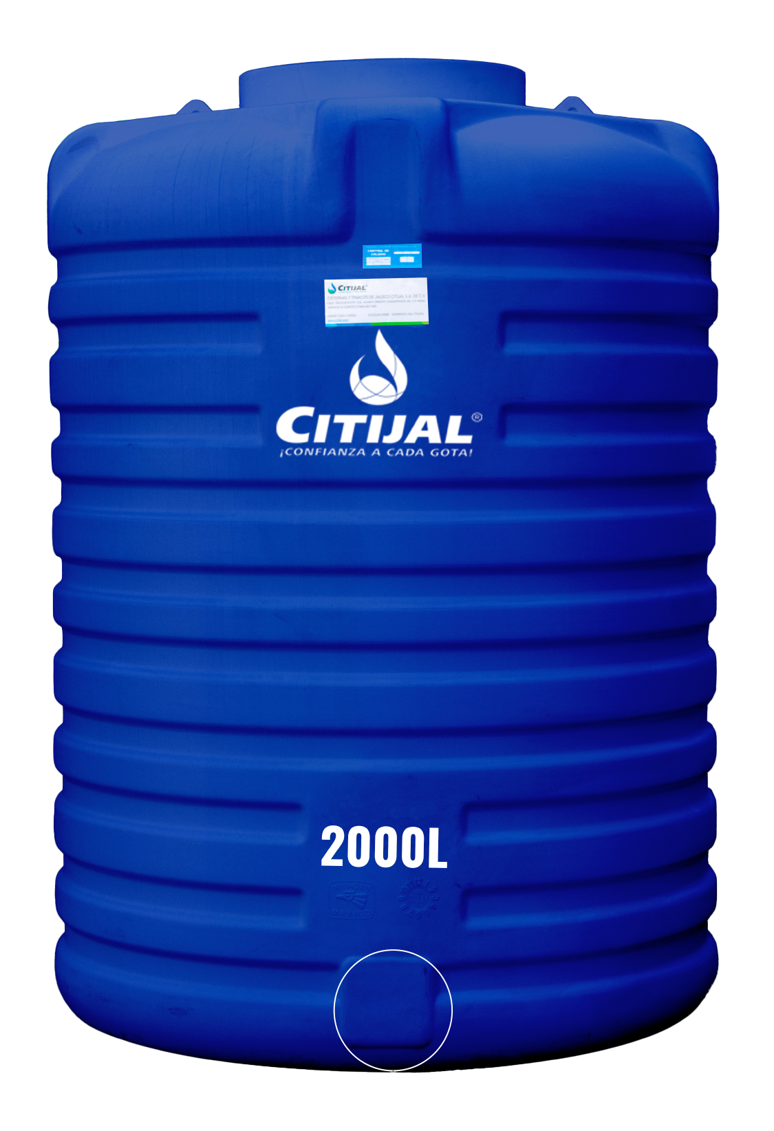 Cisterna Alto Rendimiento 2000 L